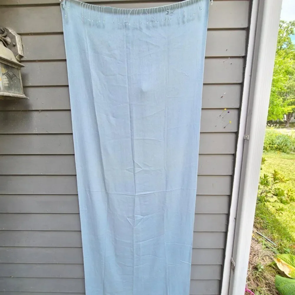 Blue Large Wrap feels like Cashmere